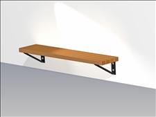 2042-6 Wall-mount Seat (Recycled Plastic Slats)