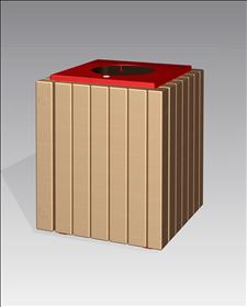 2252-FT Flat Top Litter Container
