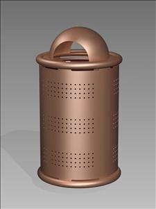 Boulevard 2615-DT Dome Top Litter Container
