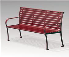 2624-6-ADA Accessible Bench with Armrests