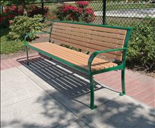 2636-6 Bench with Armrests