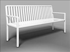 2827-6-ADA Accessible Manor Bench with Armrests