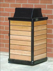 2851-HT with black powder coated Hamper Top