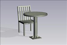 2902-0030 Manor Round Table with Center Support