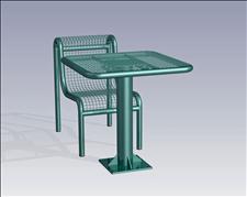 2922-3030 Profile Square Table with Center Support