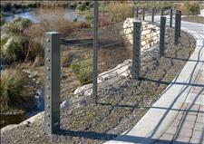 Custom Steel Post & Cable Fence