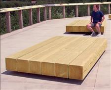 Colossus Giant Timber Platform Seat
