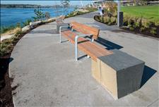Custom Waterfront Bench